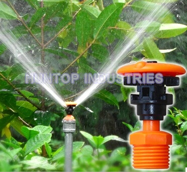 360 Degree Garden Irrigation Micro Adjustable Sprinkler Heads